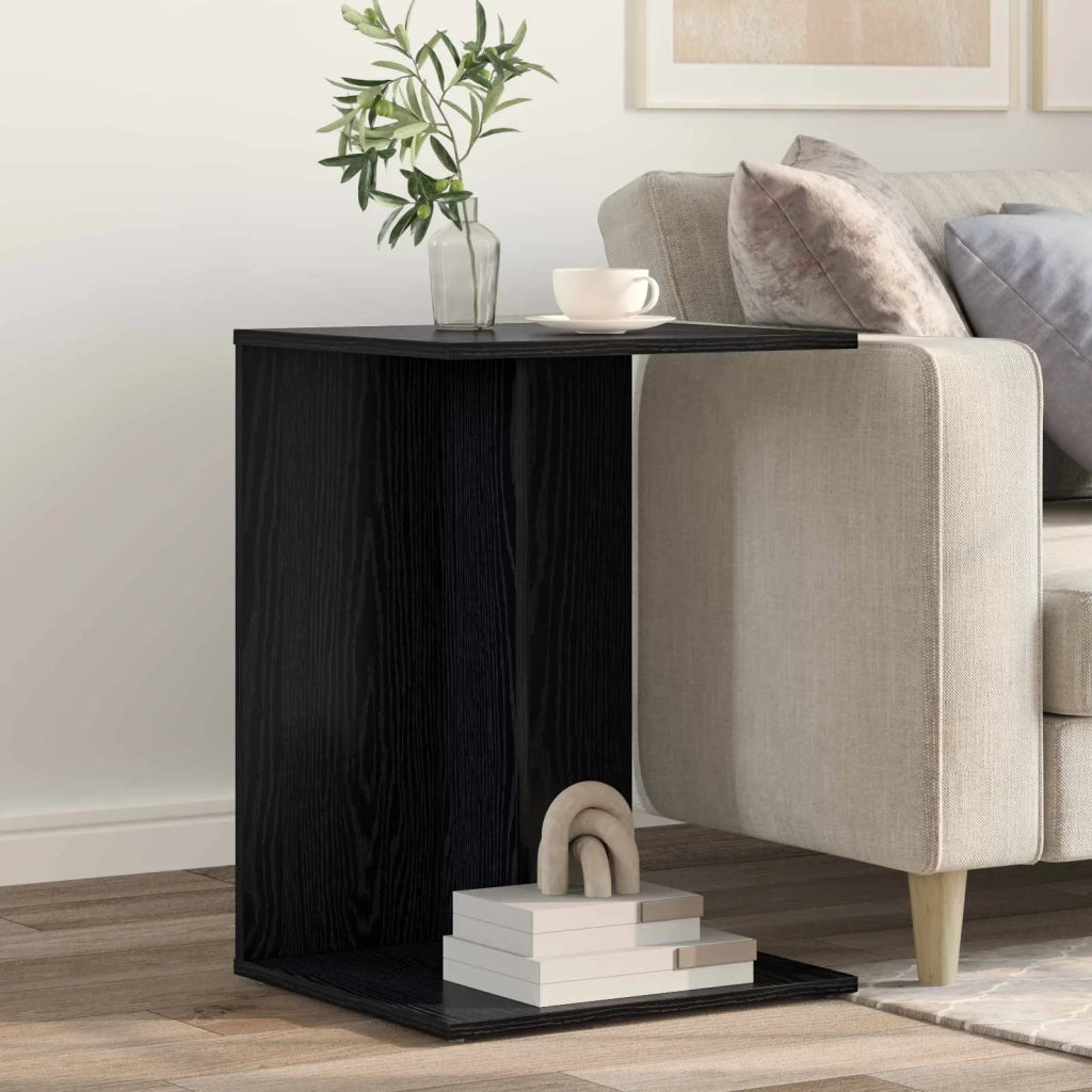 Tavolo laterale Rovere Nero 45 x 40 x 62,5 cm 8000357