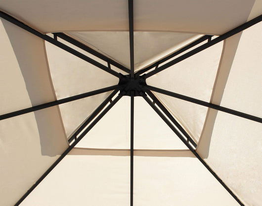 Gazebo Boston 3x3 m in Acciaio Antracite