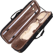 Violino 4/4 Formato Custodia con Scala Rigida, Contenitore con Umidistato e Maniglia Portatile
