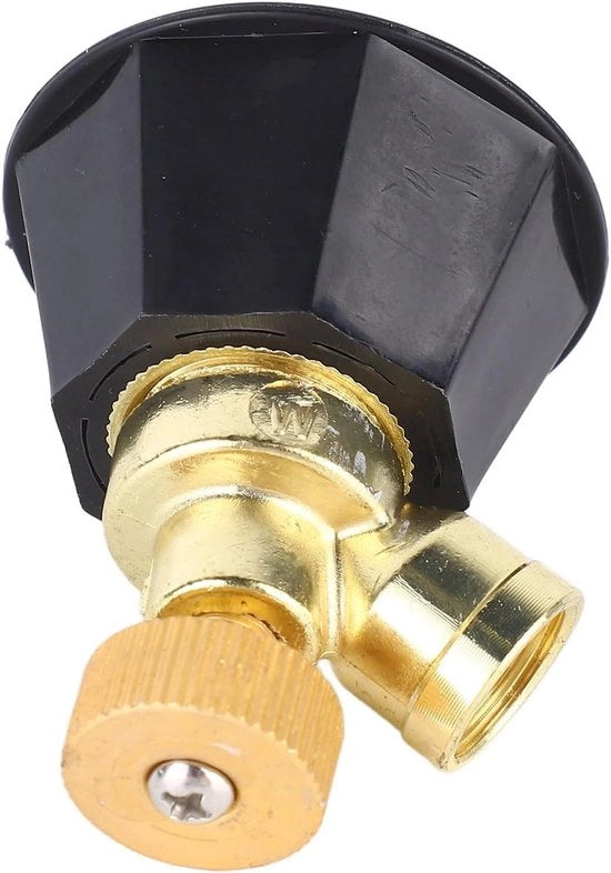 Spruzzatore ad alta pressione per giardini e irrigazione, con bocchetta regolabile e tecnologia vortex per un getto d'acqua sostenibile.