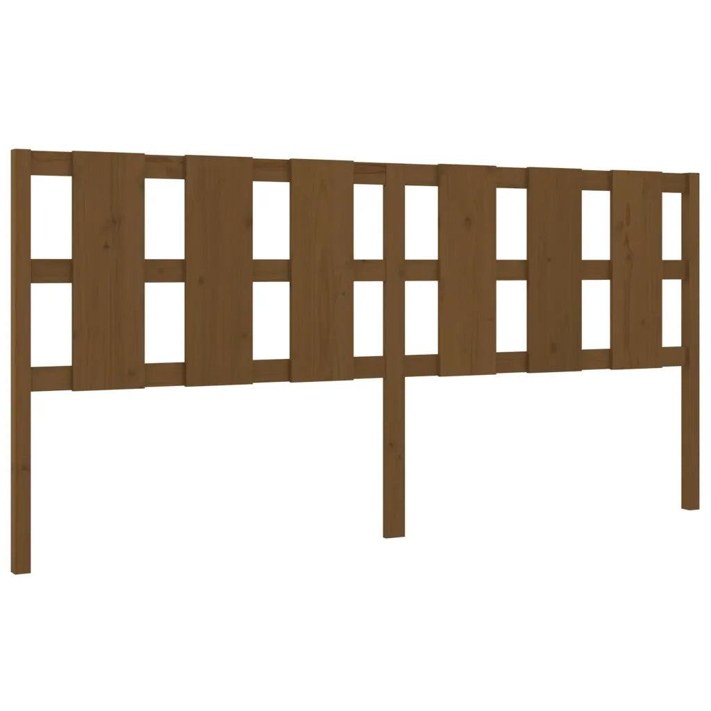 Testiera per Letto ambra 205,5x4x100 cm Legno Massello di Pino