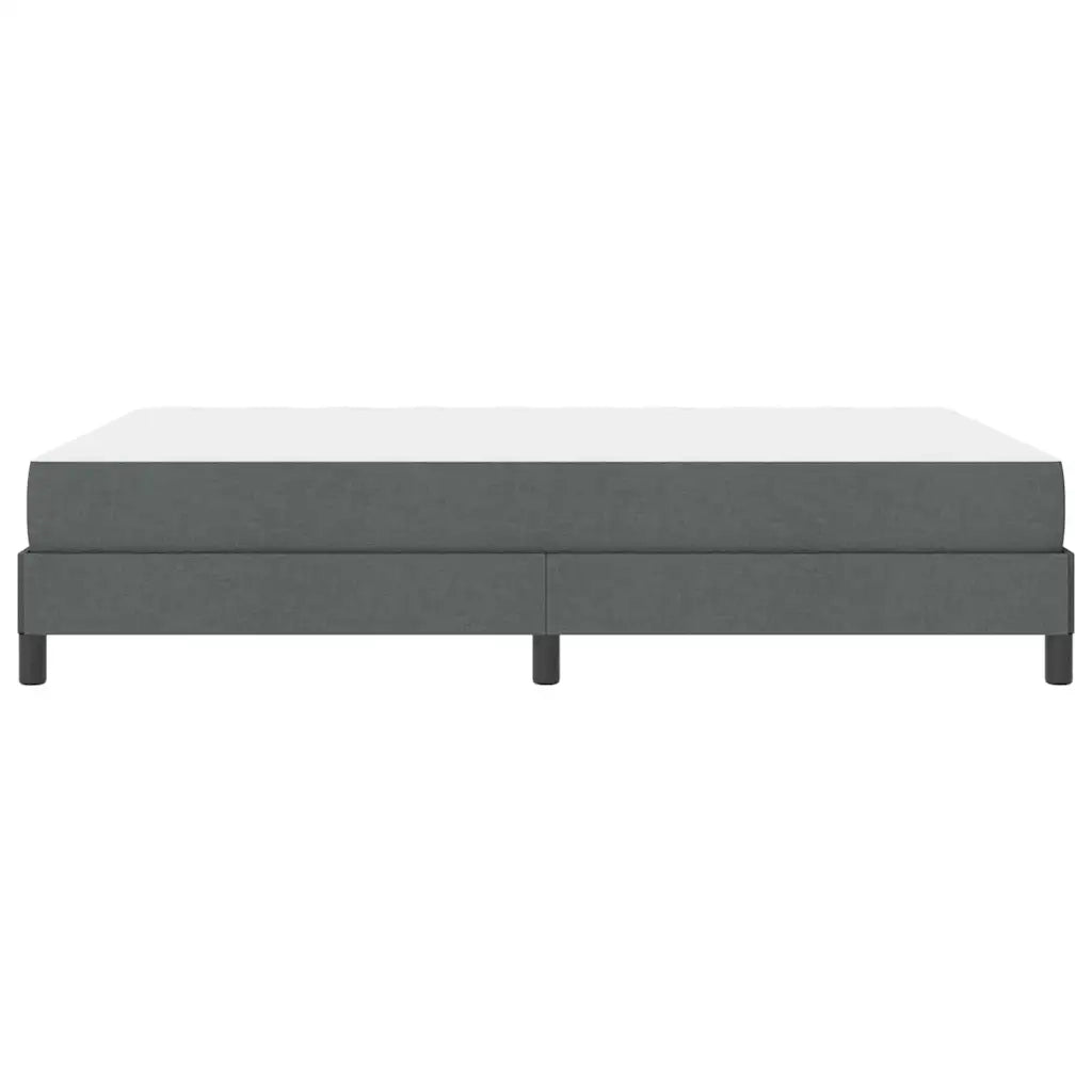 Letto a molle con materasso Grigio scuro 160 x 200 cm Tessuto 3398501