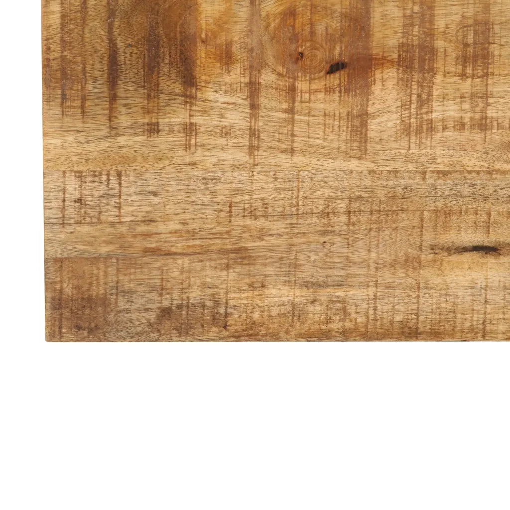 Tavolino da Salotto in Legno Massello di Mango 80x80x40cm 246701