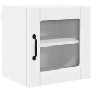 Pensile da cucina | Mobile in vetro da parete LUCCA Bianco 40 x 31 x 40 cm
