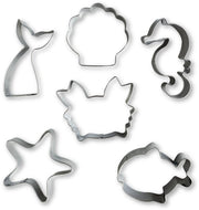 Draghi di Carta 6 Forme di Biscotti Ambientazione Sottomarina - Crea Biscotti Unici - Cucina con Bambini - Ottimo Regalo per Feste, Pasqua, Natale - in un Set di Scatole di Cartone Pratiche Modello 1