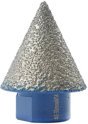 Freesboor a diamante 35 mm - Fresa a diamante con dita - Fresa a diamante con avvitino M14 - Afschuinen - Polijsten - Tecnologia di frese a vuoto - Fresa a diamante con tecnologia di frese a vuoto