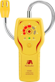 Detector di Gas - Detector di Gas Aardgas - Detector di Gas Lek - Detector di Gas Portatile per Gas Infiammabili; Metano - Propano - GPL - GLP Detector di Gas Lek - Sonde di Sensore Flessibile - Allarme Acustico e a Led