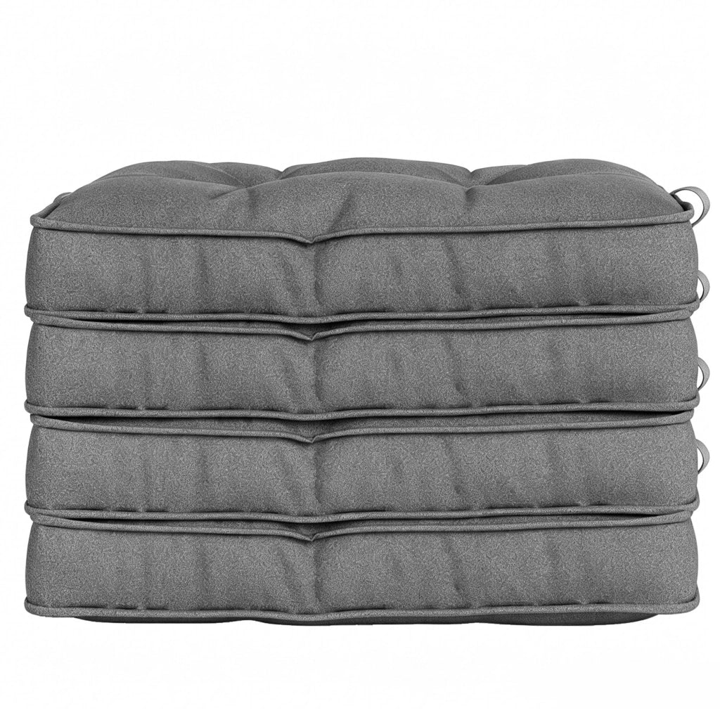 Cuscini per sedie da pranzo e giardino ¨C zephmum ¨C 42x42x5 cm grigio scuro