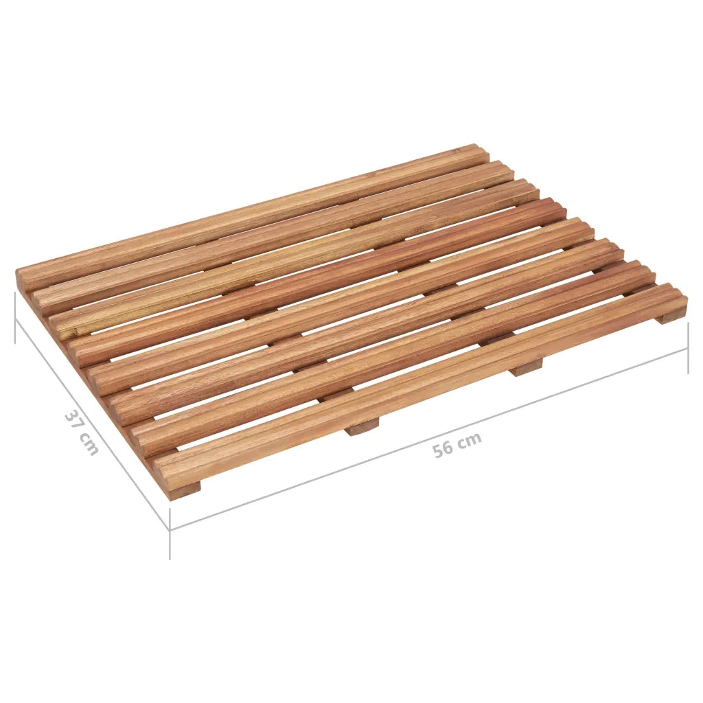 Pedane da Bagno 2 pz in Legno Massello d'Acacia 56x37 cm CFW6685702