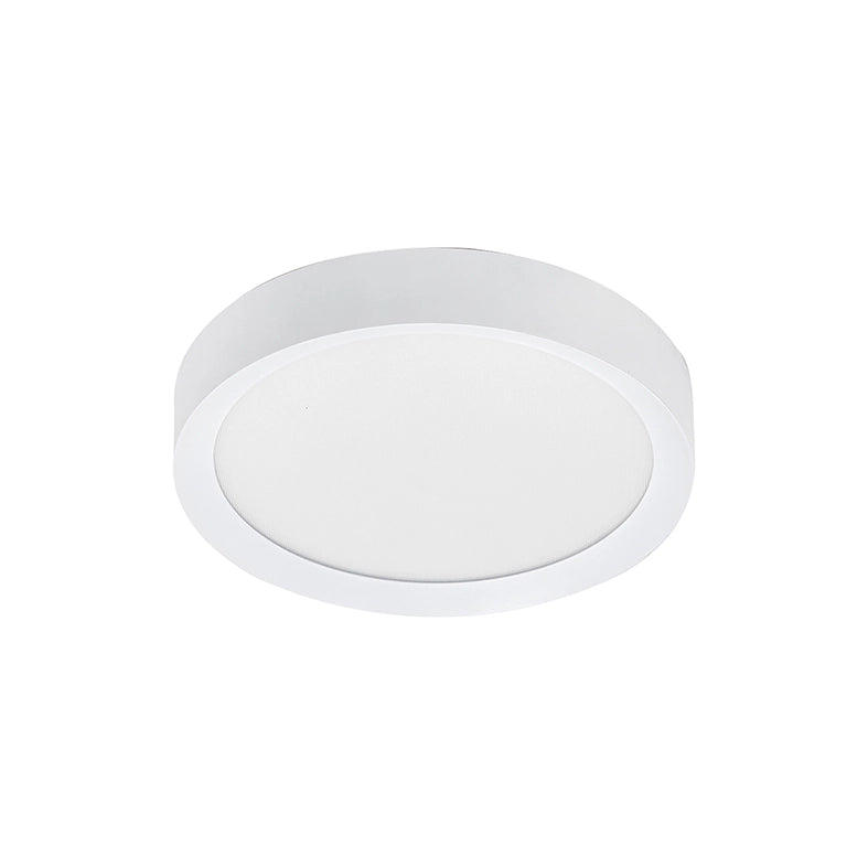 PLATE – Plafoniera LED da Soffitto 15W IP54 CRI90, CCT Switch 2700-3000-4000K, Struttura in Alluminio Bianco - Rossini Illuminazione