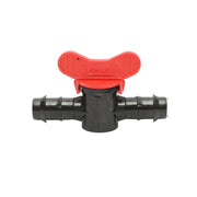 Rubinetto per tubo di gocciolamento uguale D20x20mm per sistemi di irrigazione