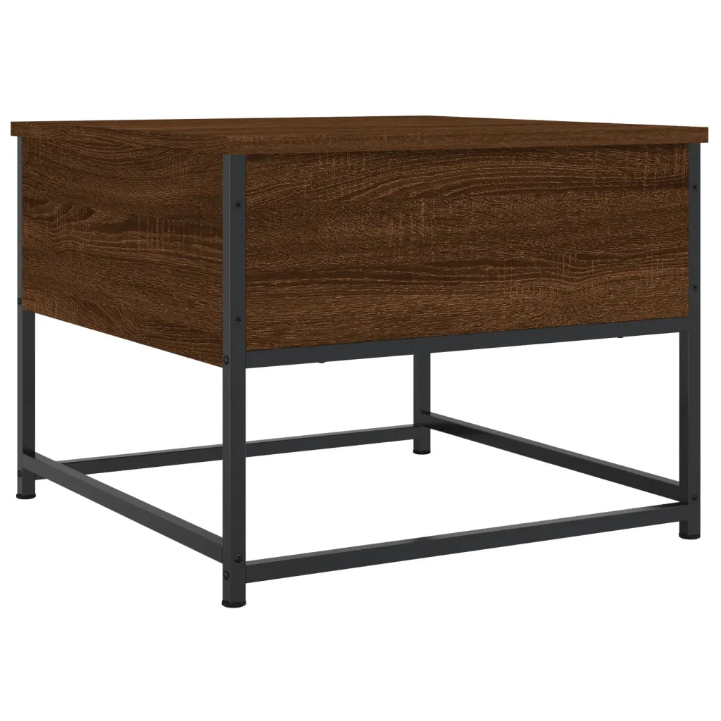 Tavolino da salotto | Tavolino da caff¨¨ | Tavolino da Soggiorno Rovere Marrone 51x51x40cm Legno Multistrato
