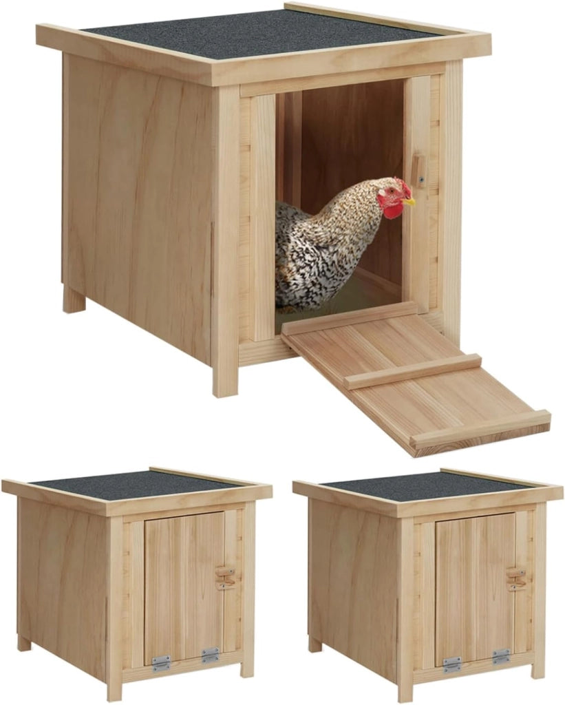 Set di 3 chiavi in legno per galline nido con fondo