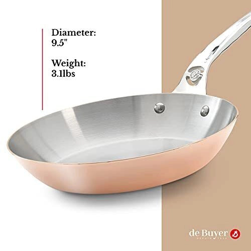 de Buyer 6224.24 padella Pentola multiuso Rotondo