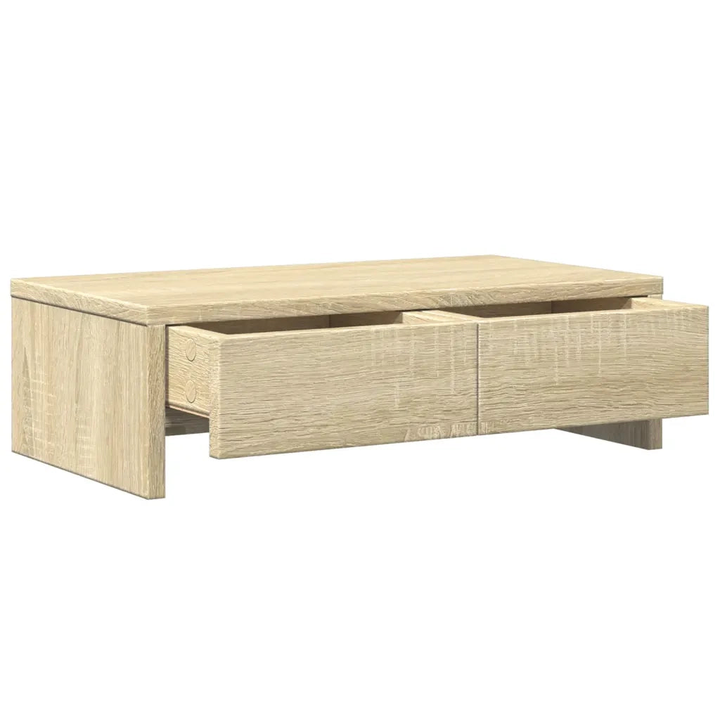 Supporto Monitor con Cassetti Sonoma 50x27x15 cm in Truciolato