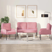 Set divani 3 pcs Rosa 115 x 56 x 80 cm Legno compensato