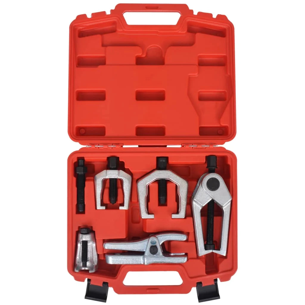 Kit di attrezzi per la riparazione della parte anteriore da 5 pezzi estrattore del giunto sferico manutenzione del braccio e del tirante veicolo per auto 02_0004196
