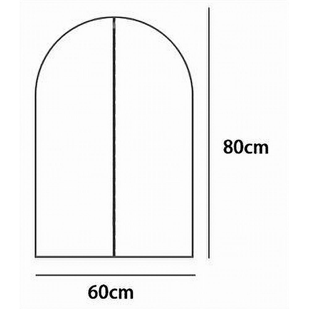 Trade Shop - Custodia Copriabito Fodera Indumenti Giacca Cappotto Con Cerniera 60x80cm 87413 -