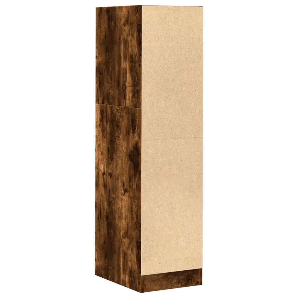 vidaXL Armadietto da Farmacia Rovere Fumo 30x41x118 cm in Truciolato