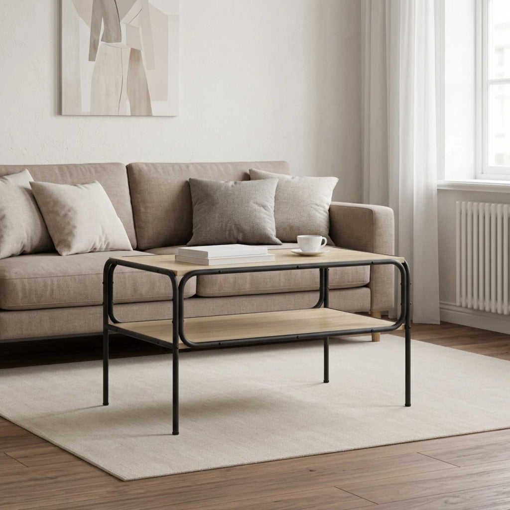 Tavolo laterale Rovere Sonoma 100 x 50 x 46 cm 8013627