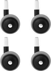 Pneumatici per sedia a rotelle 4 pezzi - Materiale ABS/TPE - 360° di sterzatura - Ruote silenziose - Pneumatici di ricambio - Adatti a sedie a rotelle e sedia a rotelle