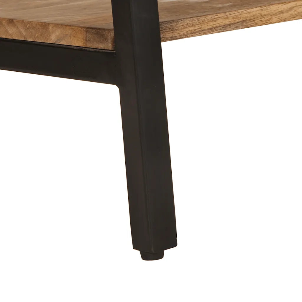 Tavolo Consolle 180x35x70 cm in Legno Massello di Mango 373614