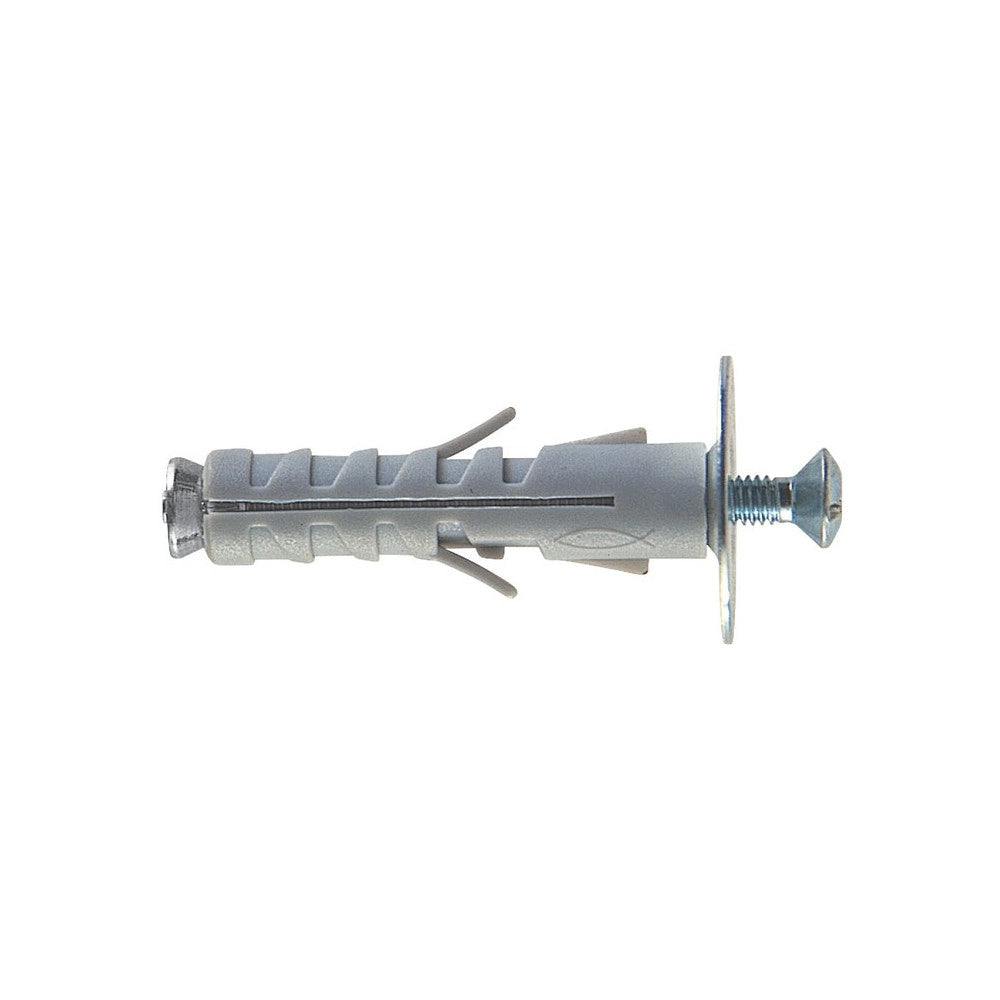 Tassello con rondella larga e vite - 10pz, diametro 9mm