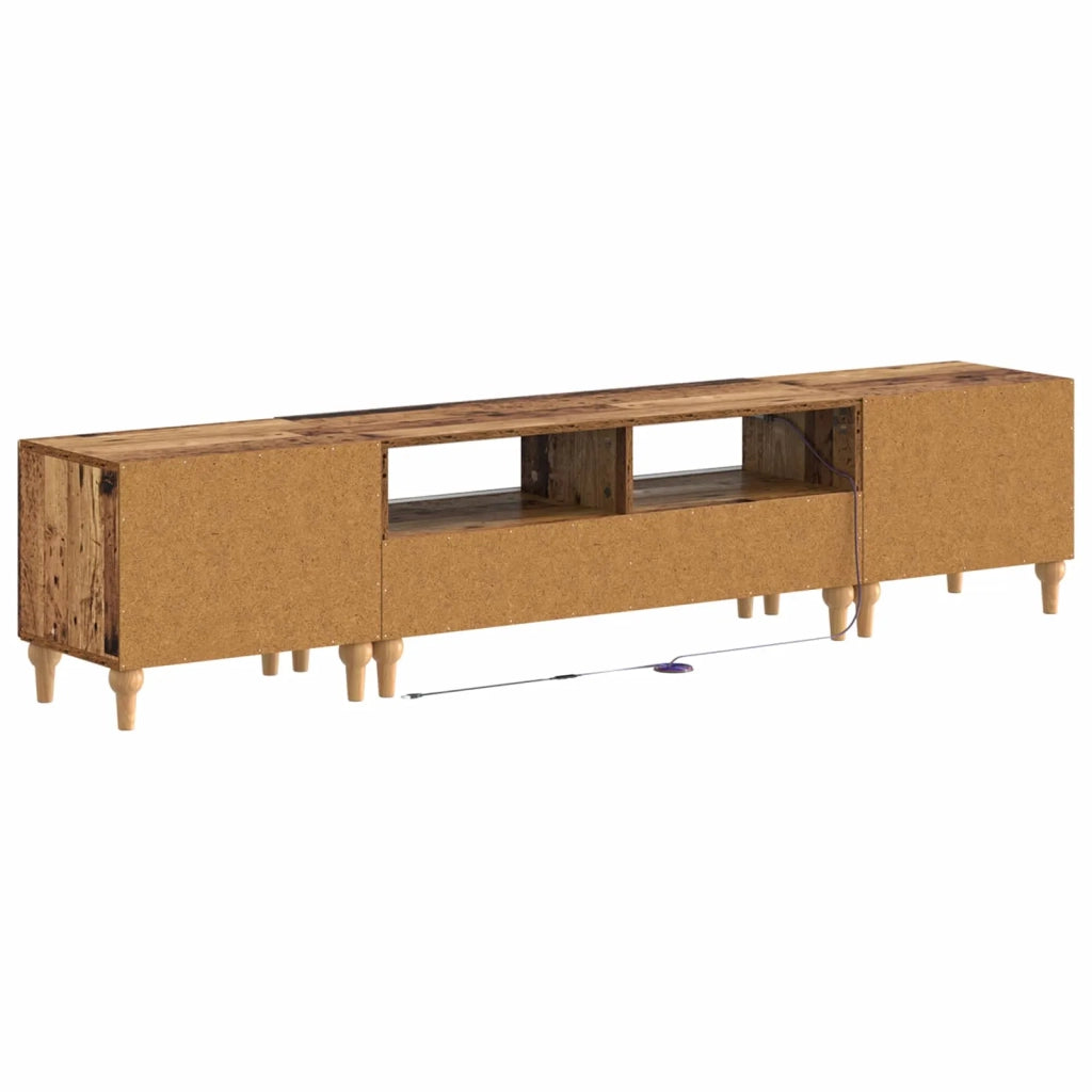 Mobile TV LED a 3 pezzi Legno antico Legno ingegnerizzato 3416507