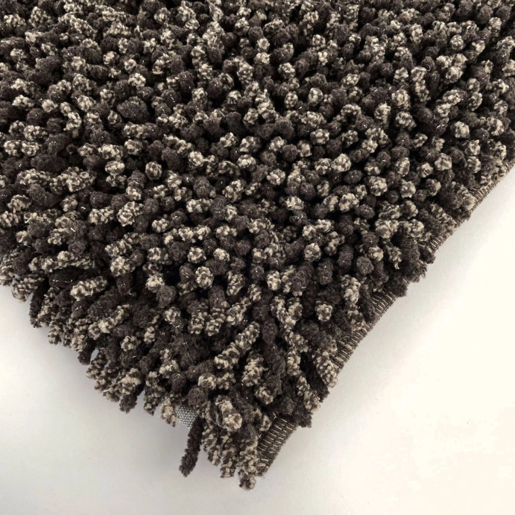 TAPPETO CHANTAL 56X56CM CIOCCOLATO IN COTONE
