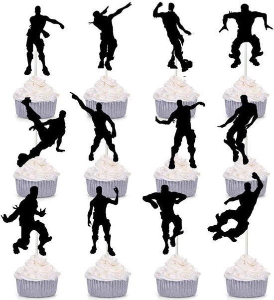 Decorazione per Torta 24 Pezzi - Thema Ballerina - Decorazioni per Cupcake - Festa di Compleanno - Decorazioni di Matrimonio - Decorazione in Carta di Alta Qualità - Decorazione per Cupcake