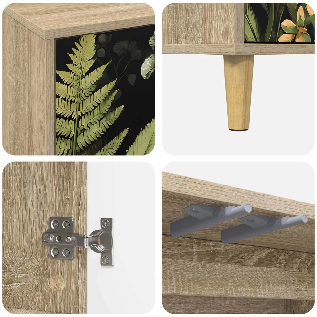 Mobile TV RHENEN 69 x 33 x 50 cm Sonoma Legno ingegnerizzato 8006989