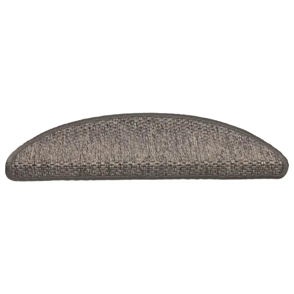 Tappeti Autoadesivi Scale Aspetto Sisal 15pz 56x20cm Argento cod mxl 77262
