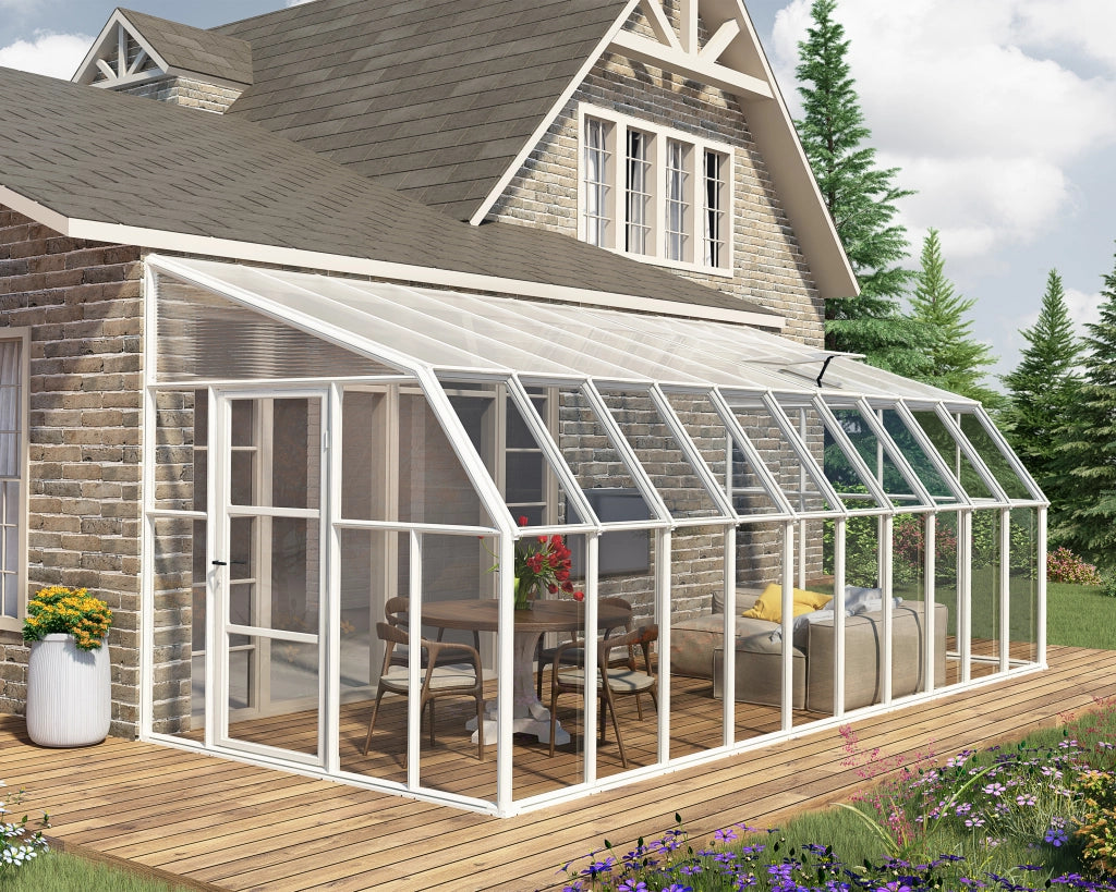Veranda in Policarbonato Sun Room 2.7X6.3  m Bianco