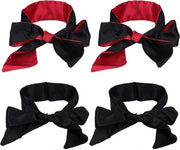 Slaapmasker con Lenzuola per Occhi in Bambù - Nero Rosso