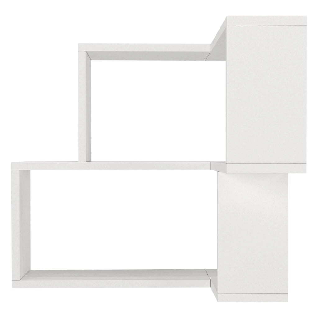 Omignano, Mensola 2 Ripiani, 45x15x55h cm Bianco