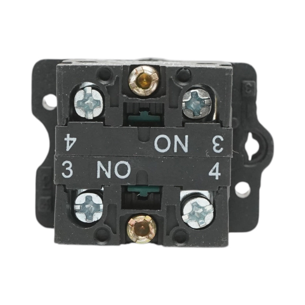Selettore a 3 posizioni nero con blocco 2NO, 400V/10A, LAY5-ED33 Breckner Germany