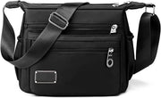 Borsa a tracolla premium per donne con cinturino largo - nera - borse a tracolla - borsa a cinturino - borsa elegante