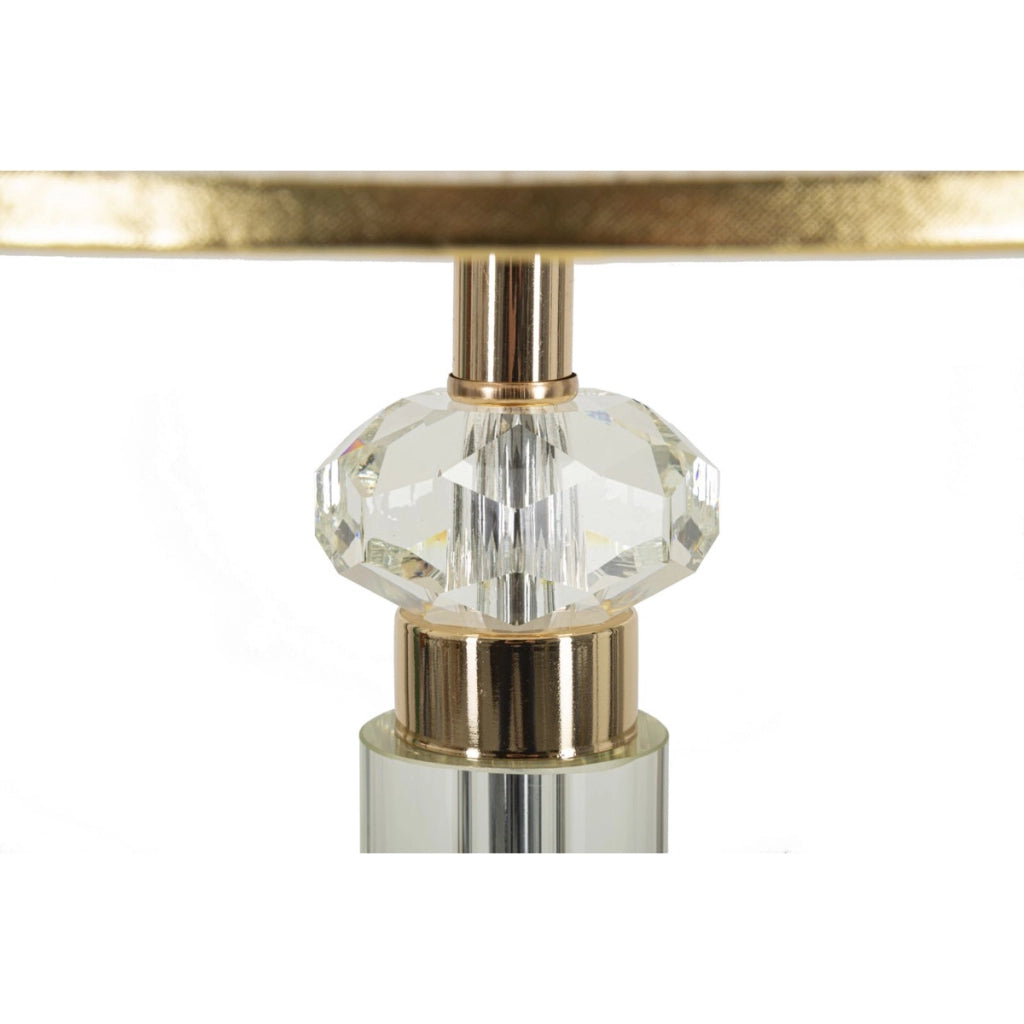 Lampada da Tavolo VKH154, Oro, Metallo, 30x30x52,5 cm