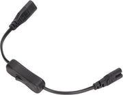 Cavo di allungamento per alimentazione di speaker e lampade - Adattatore IEC 320 C8 a IEC 320 C7 con interruttore per dispositivi
