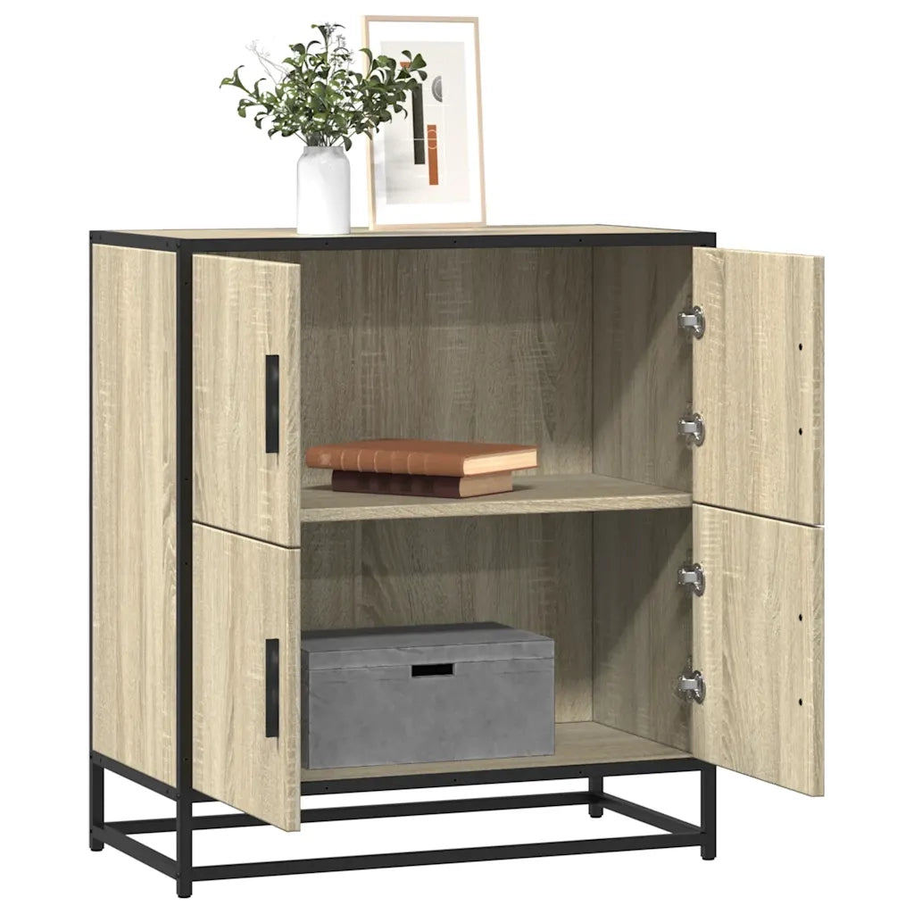 Credenza Rovere Sonoma 68x35x76 cm in Legno Multistrato 848990
