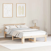 Struttura del letto Naturale 120 x 190 cm Pino massello 872620