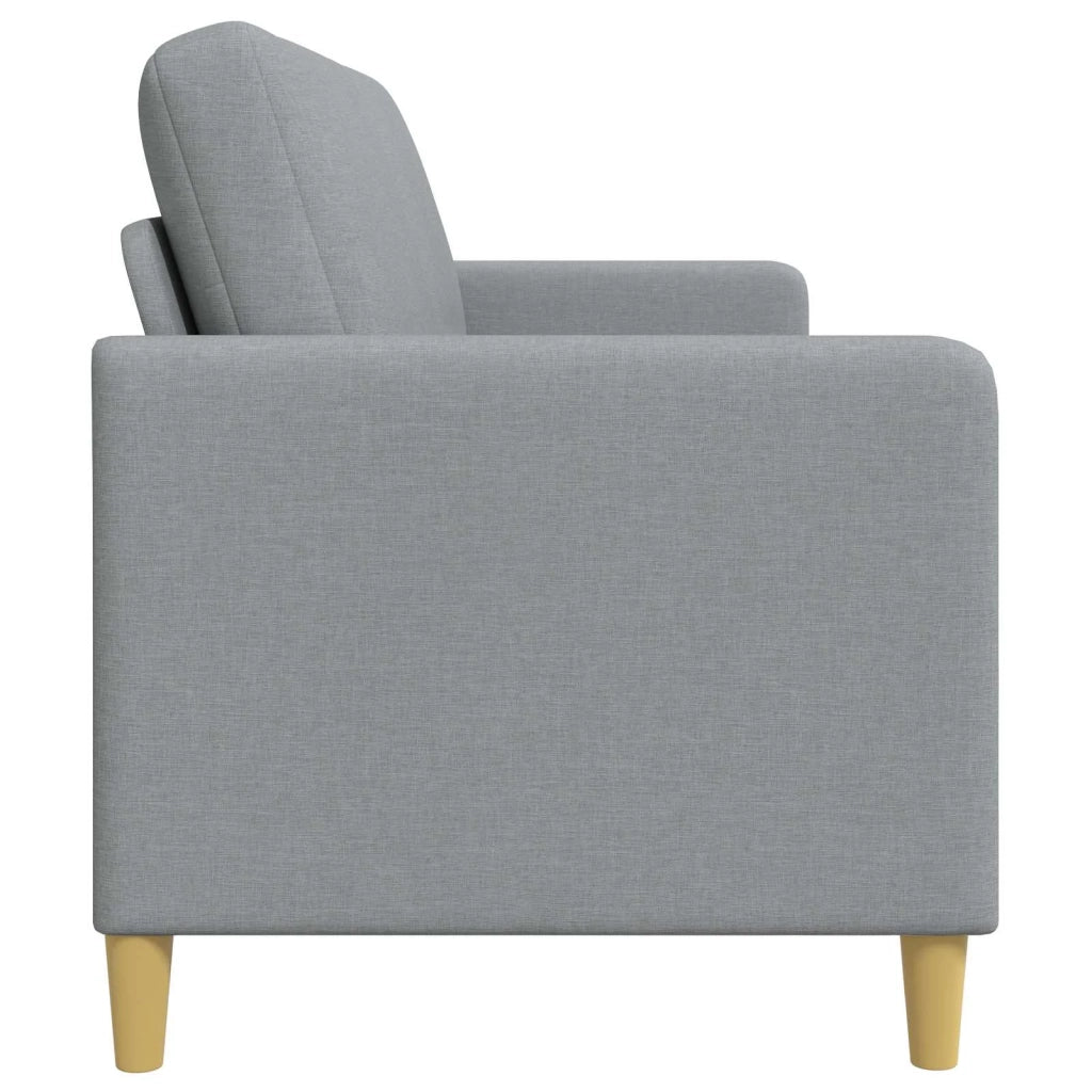 Divano con Storage Grigio Chiaro 152 x 78 x 87 cm Poliestere 42036919