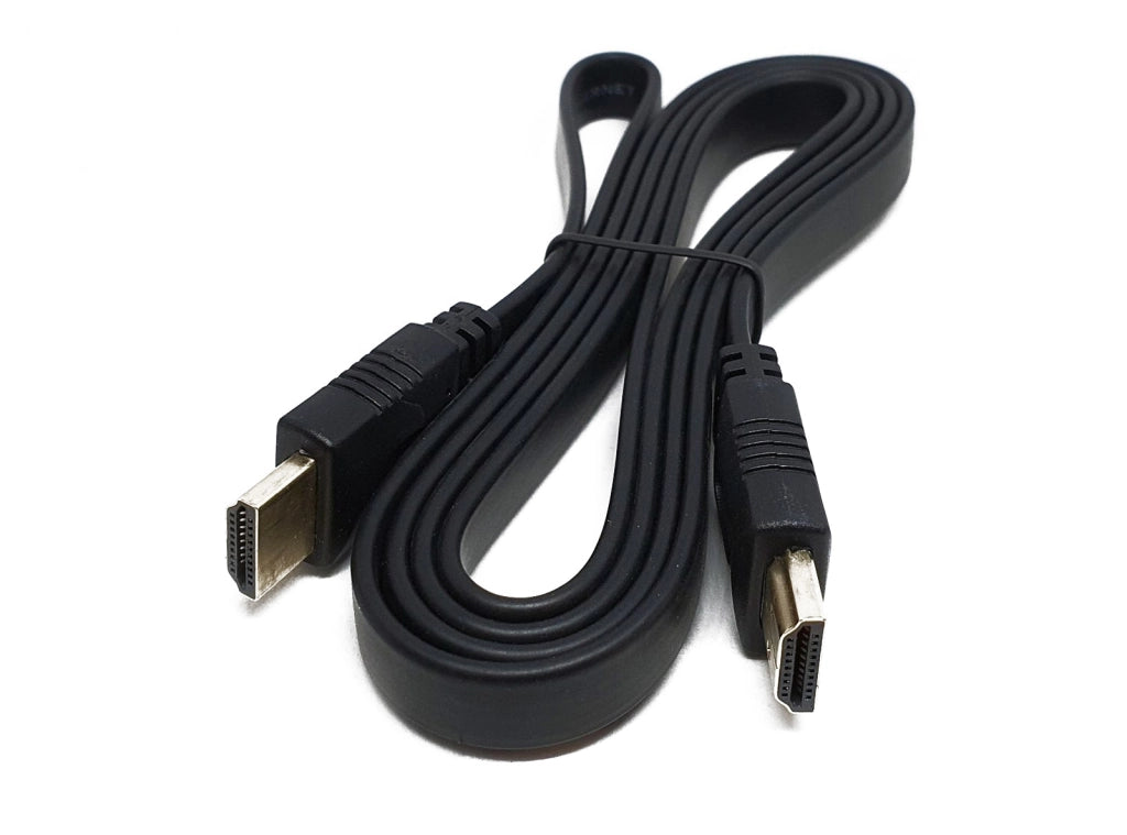 Cavo HDMI Maschio Maschio Flate Piatto Schiacciato 1,5 Metri per PC Monitor Notebook DVR Decoder Proiettore