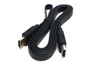 Cavo HDMI Maschio Maschio Flate Piatto Schiacciato 1,5 Metri per PC Monitor Notebook DVR Decoder Proiettore