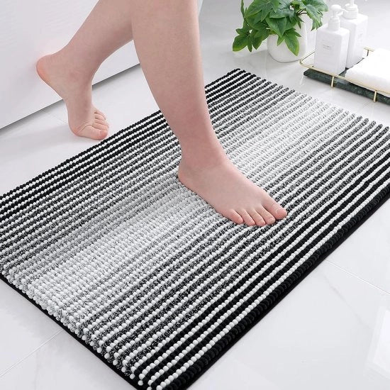 Tappeto da Bagno Antiscivolo - 1 pezzo - Chenille - Lusso