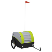 Rimorchio da Bici Nero e Verde 45 kg in Ferro CFW2897564
