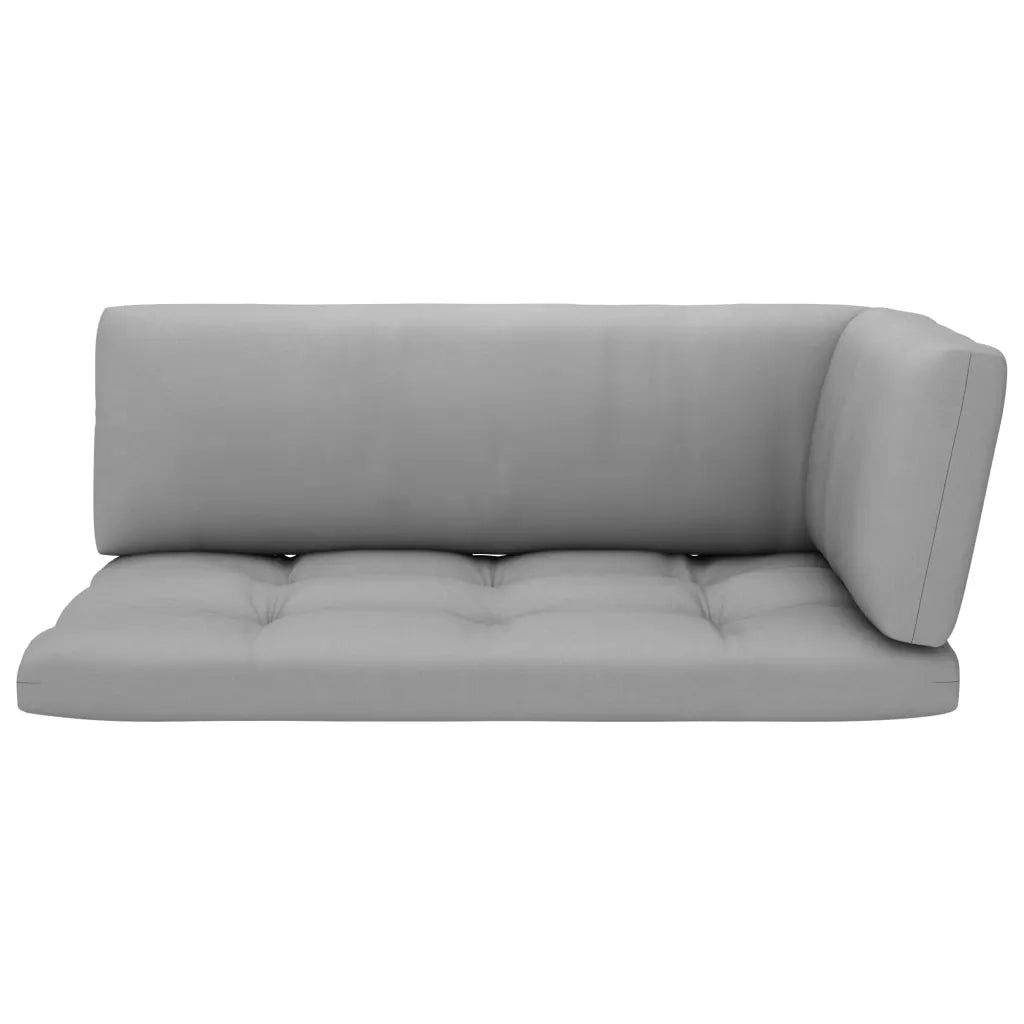 Set di Divani su Pallet 6pz e Cuscini in Pino Impregnato Bianco cod mxl 49982