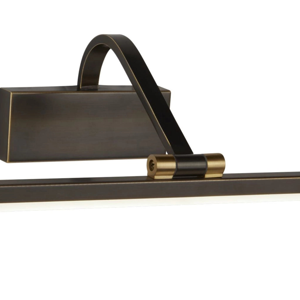 Applique Moderna Bilbao Acciaio Nero Policarbonato Oro Led 14W 3000K