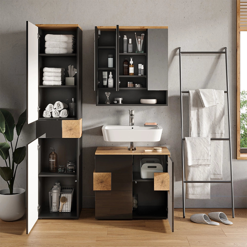 Vicco Mobile bagno alto Antracite 40 x 184.2 cm