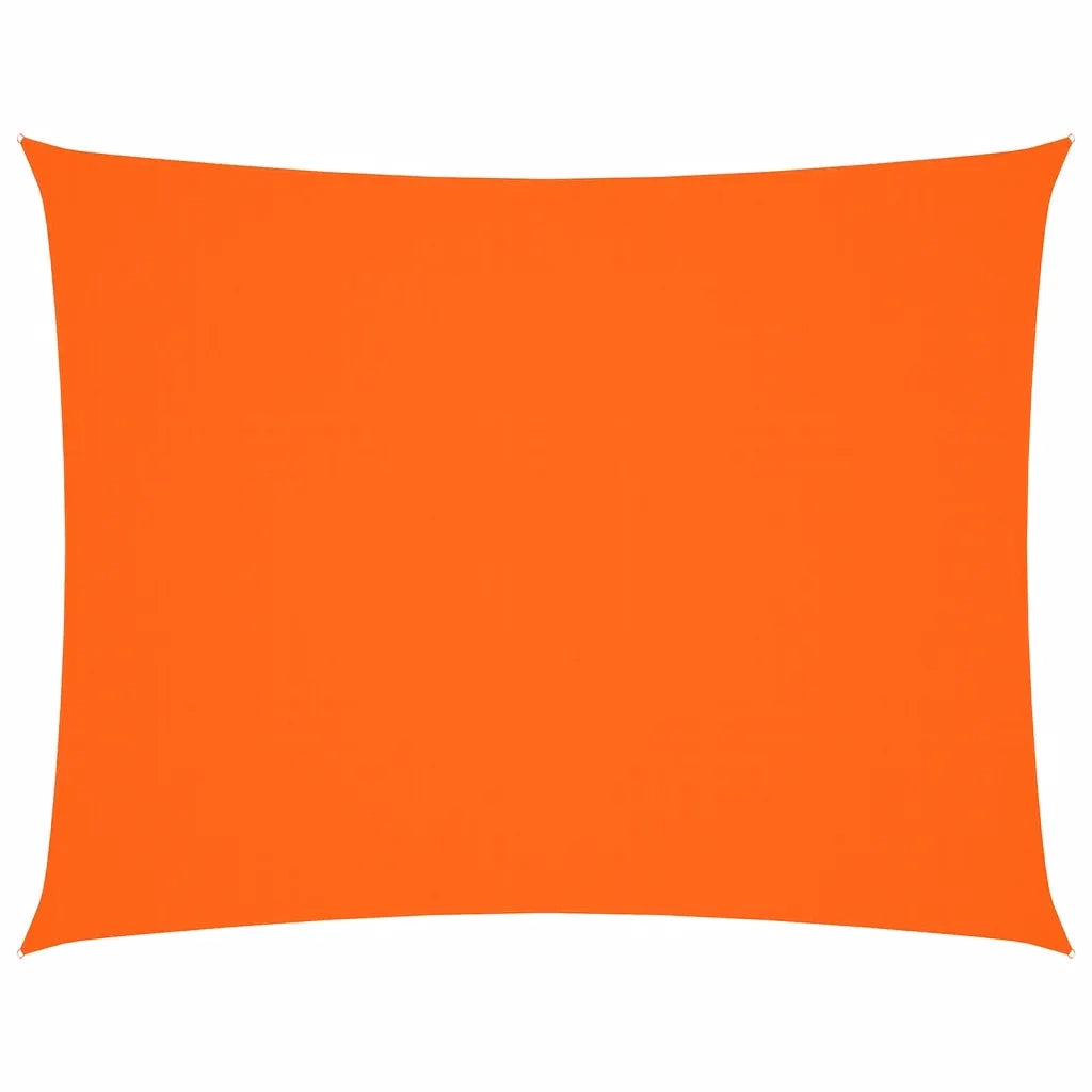 Parasole a Vela Oxford Rettangolare 6x7 m Arancione cod mxl 21339